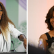 Serena Williams (pool/Getty Images); Michelle Obama (Adam Berry/Getty Images)